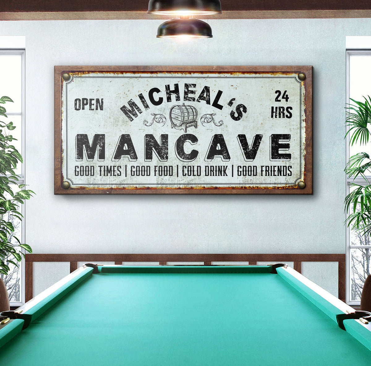 Man Cave Sign, photo 2 of 10
