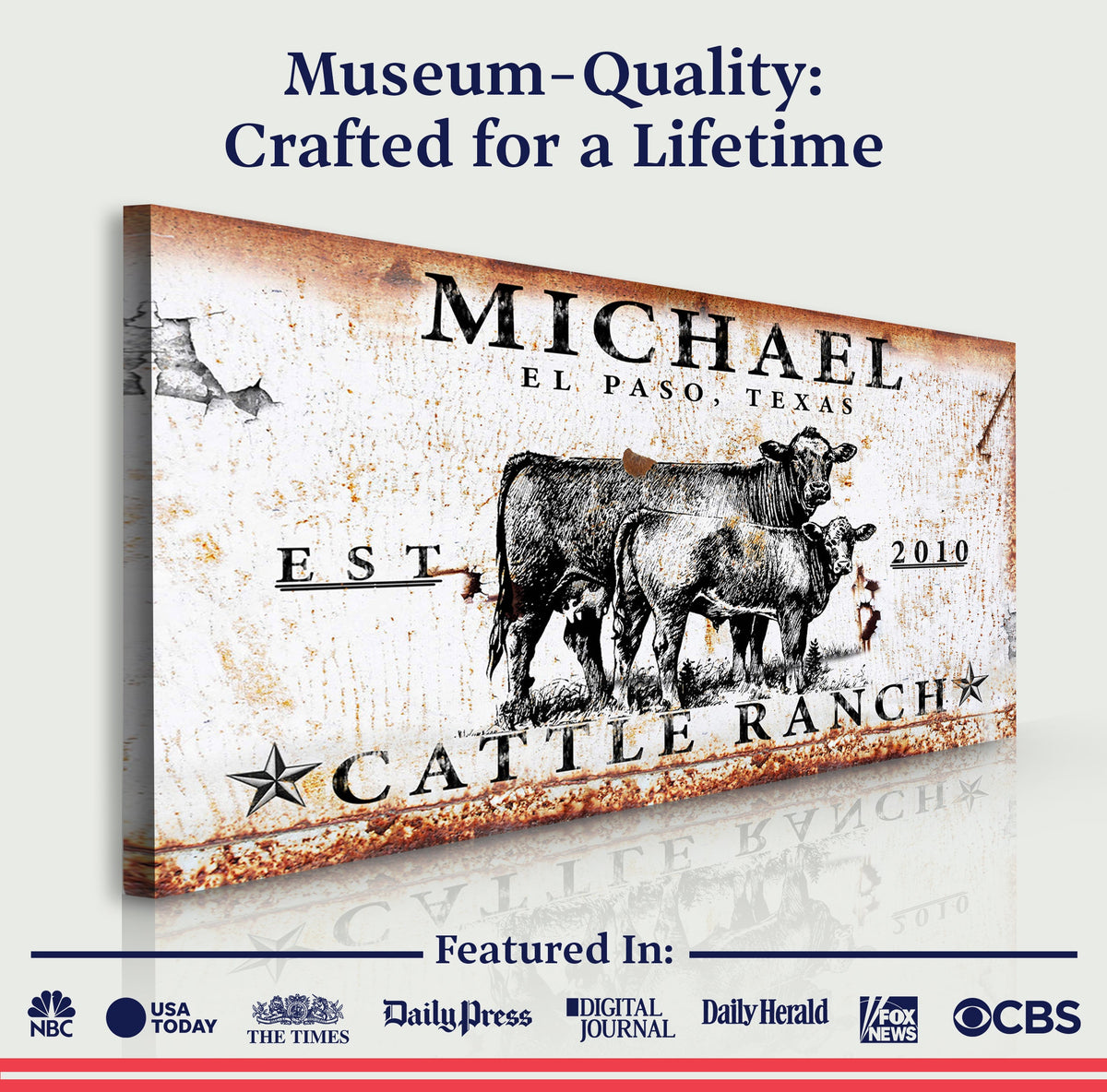 Cattle Ranch Sign II, photo 4 of 9