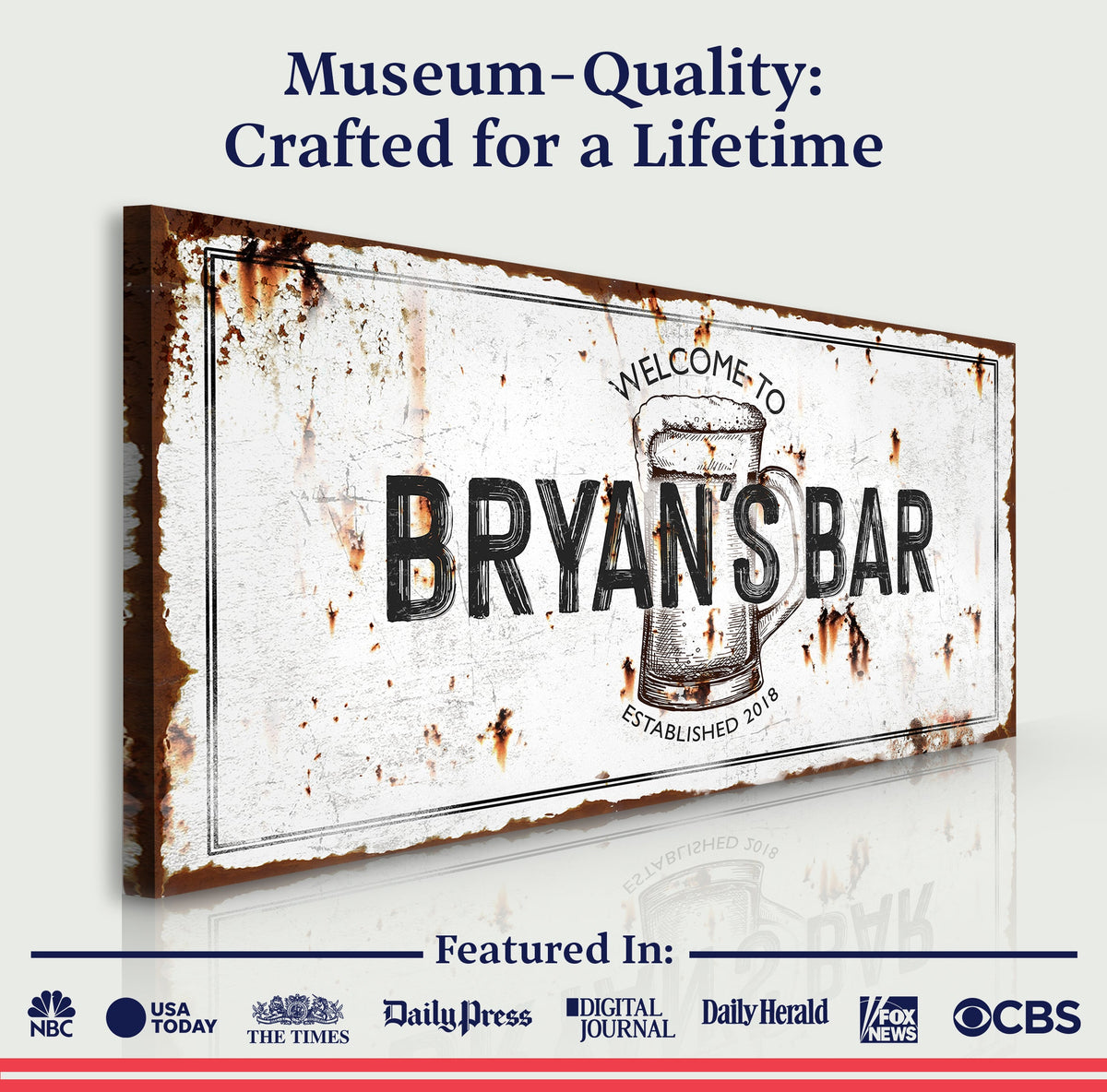 Beer Barrel Bar Sign II, photo 3 of 8