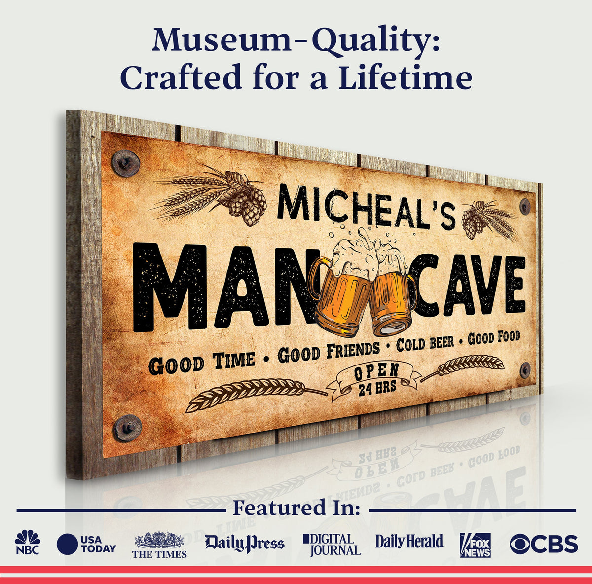 Man Cave Sign IV, photo 3 of 8