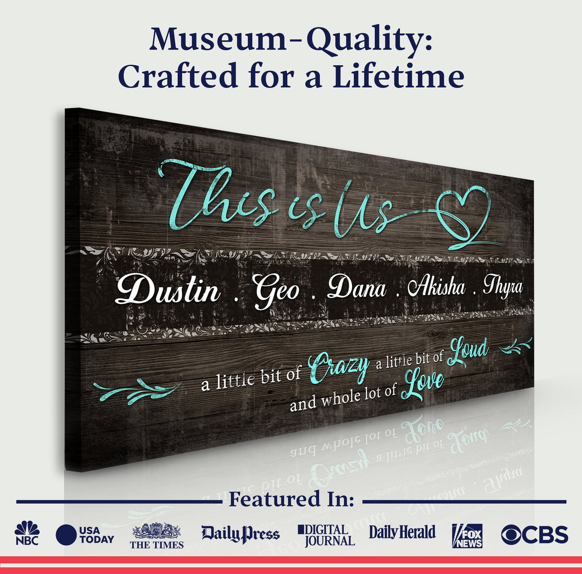 This is Us Family Sign, photo 3 of 11