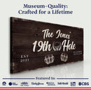 19th Hole Golf Personalized Sign II