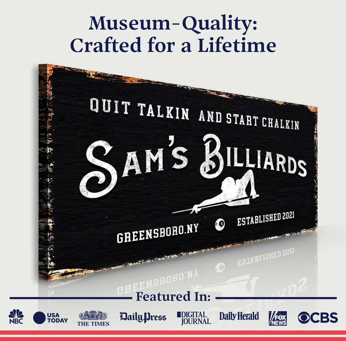 Billiards Room Sign, photo 4 of 10