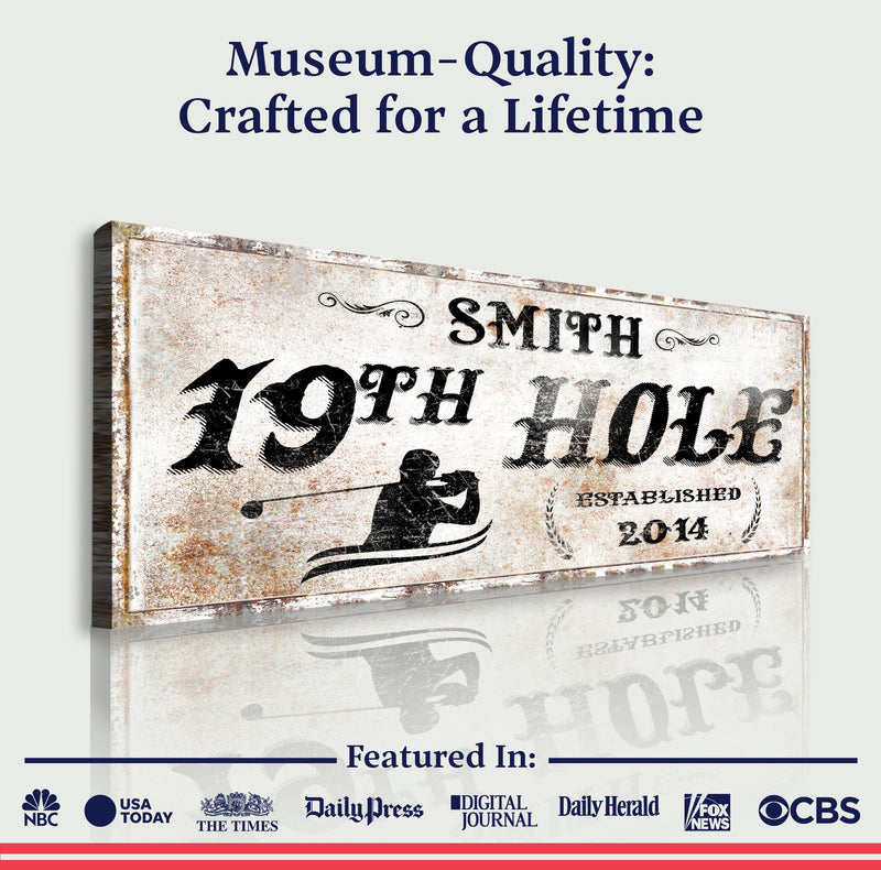 19th Hole Sign