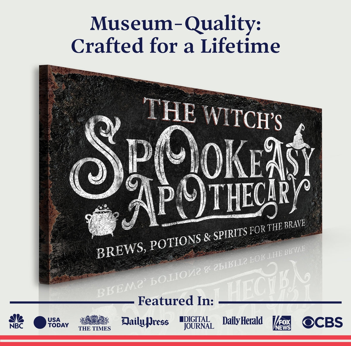 Apothecary Spookeasy Bar Sign, photo 5 of 8