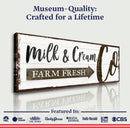 Farm Fresh Milk And Cream Co Sign