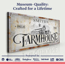 Rustic Vintage Farmhouse Sign by Tailored Canvases