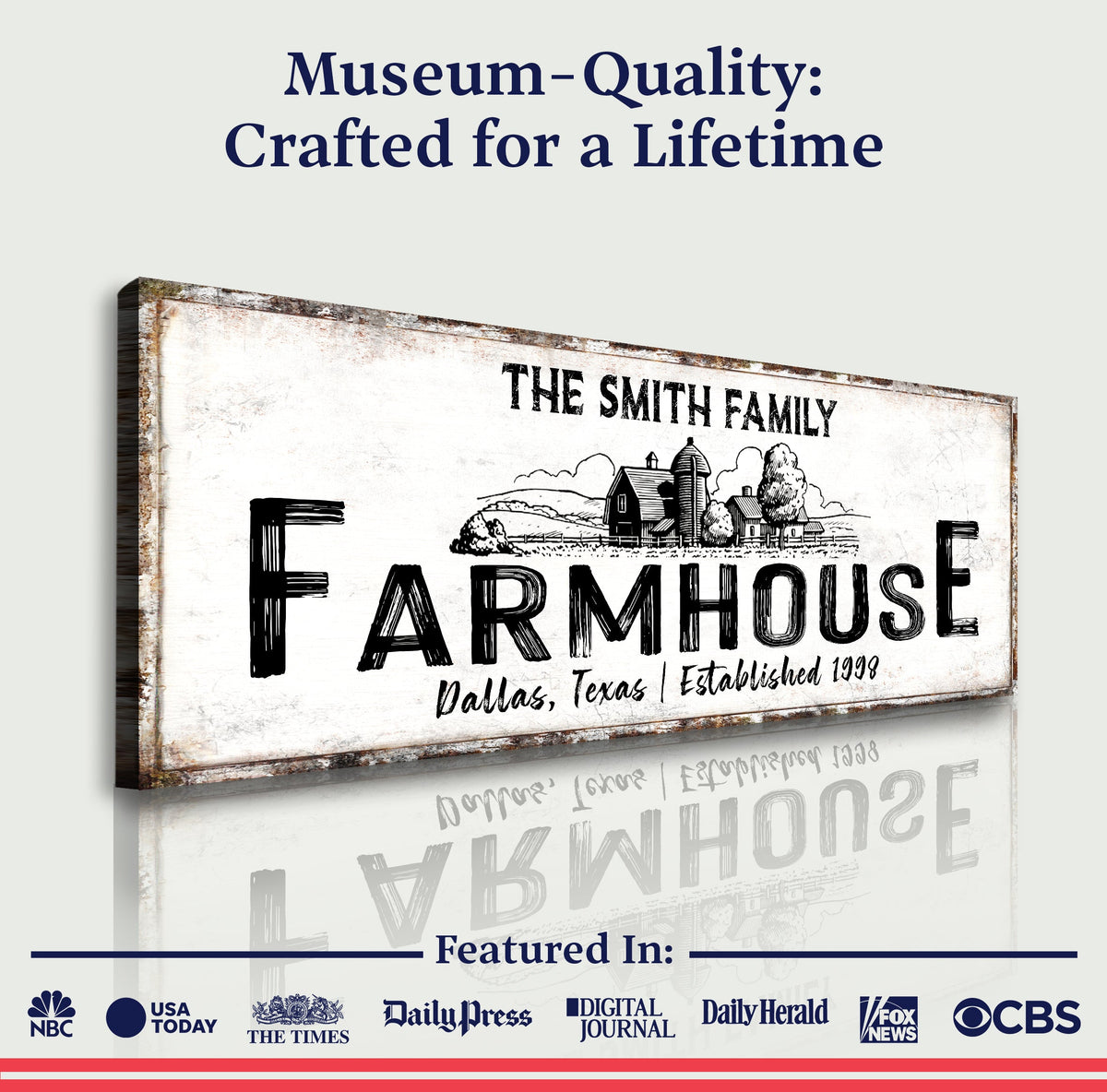 Rustic Farmhouse Sign XIII, photo 5 of 8