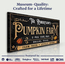 Personalized Pumpkin Farm Halloween Sign