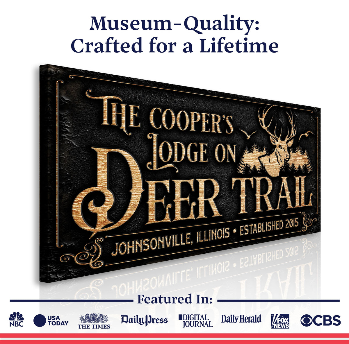 Hunting Lodge Sign, photo 4 of 8
