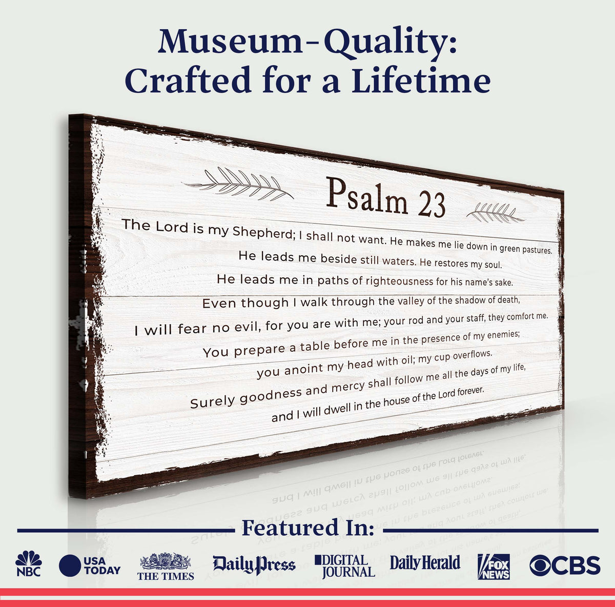 Psalm 23 - The Lord Is My Shepherd Sign, photo 3 of 8