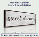 Sweet Dreams Bedroom Grunge Sign