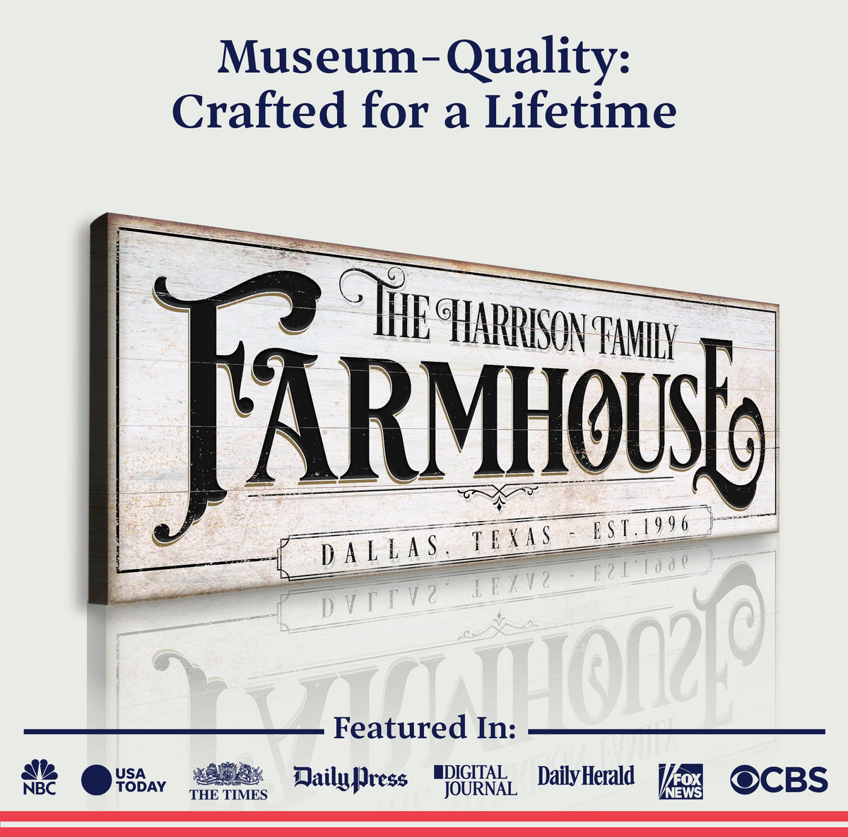 Vintage Rust Farmhouse Sign, photo 5 of 8