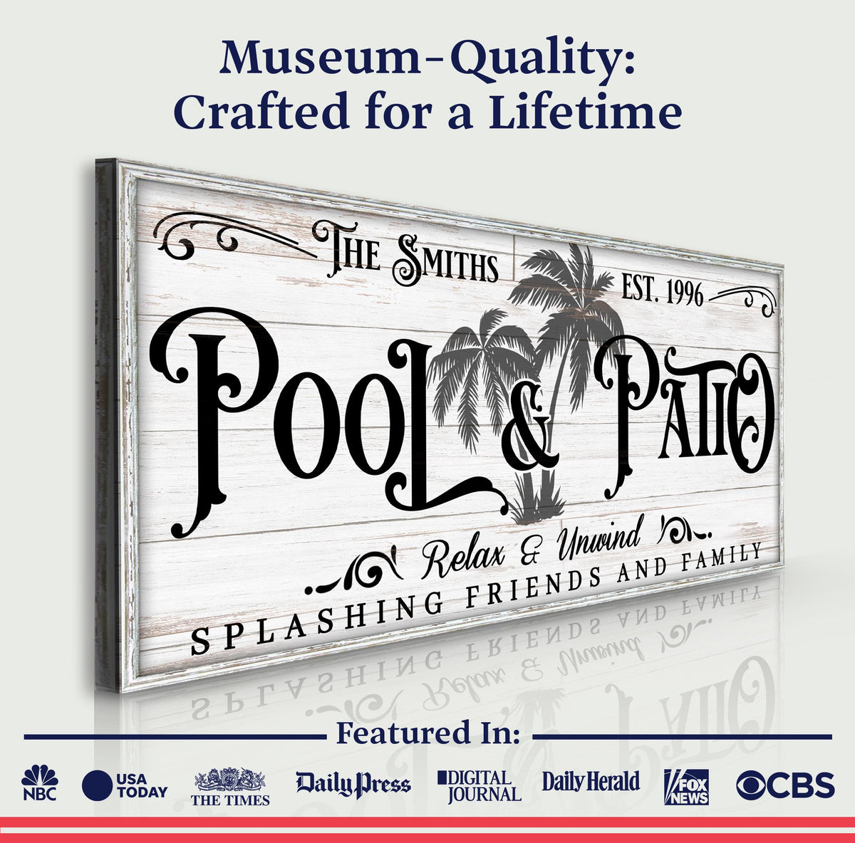 Personalized Pool & Patio Sign VI, photo 4 of 8
