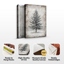 Vintage Christmas Tree Wall Art VIII