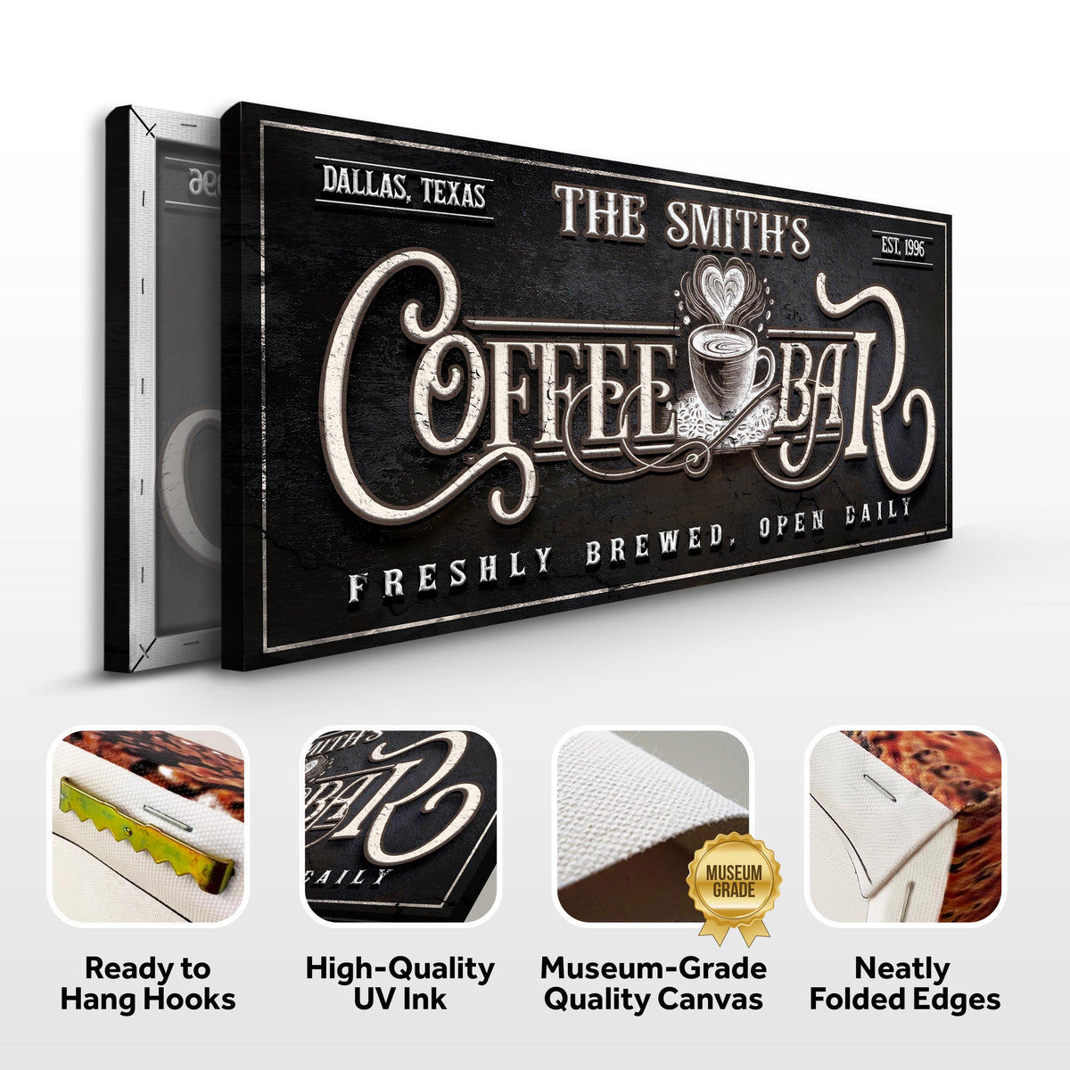 Personalized Coffee Bar Sign, photo 5 of 8
