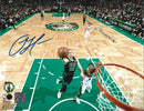 Sam Hauser Rim Cam Boston Celtics Autographed 8" x 10" Basketball Photo by Dynasty Sports & Framing