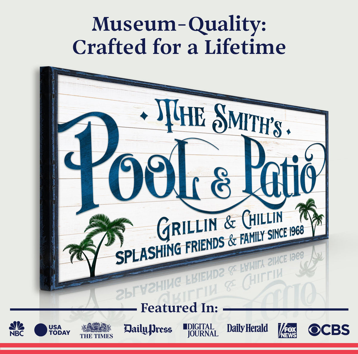 Personalized Pool Bar Sign II, photo 5 of 8