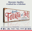 Happy 4th of July Personalized Sign