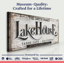 Lake House Sign XI by Tailored Canvases