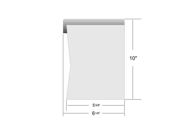 ButterFly Box in ARCTIC WHITE - Wall Mount Mailbox