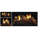 American Hearth Empire Stone River Ceramic Fiber Ventless Multi-Sided Gas Log Set