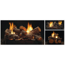 American Hearth Empire Rock Creek Refractory Ventless Multi-Sided Gas Log Set