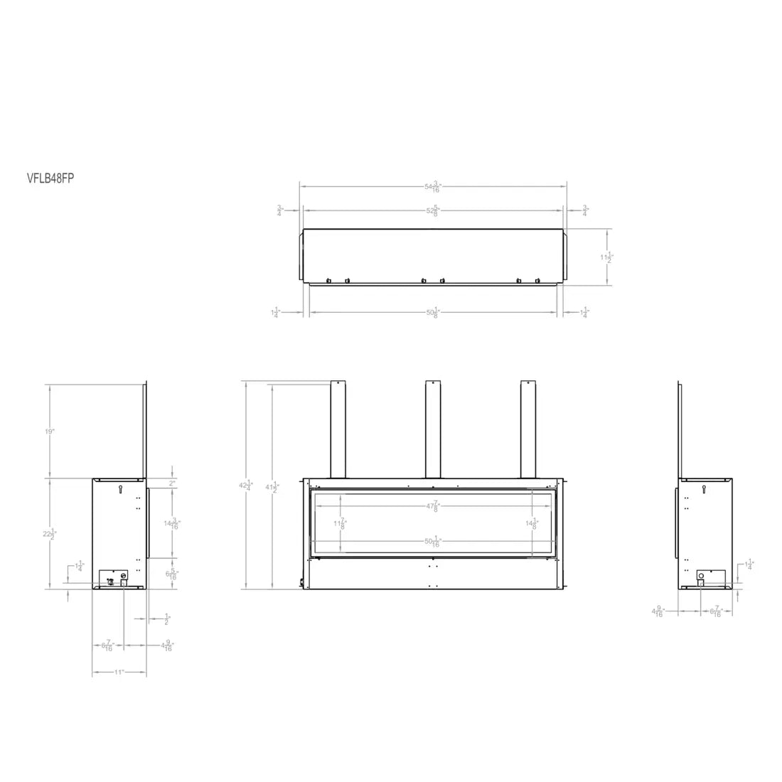 American Hearth Empire Boulevard 48" Vent-Free Fireplace, photo 5 of 5