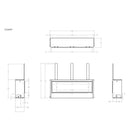 American Hearth Empire Boulevard 48" Vent-Free Fireplace