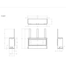 American Hearth Empire Boulevard 36" Vent-Free Fireplace