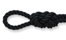 3-Strand Black Polyester Rope