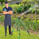 Impact Sprinkler on Tripod Base Set of 2 with 360 Degree Rotation by LJGDeals