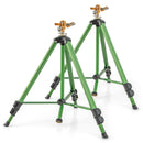 Impact Sprinkler on Tripod Base Set of 2 with 360 Degree Rotation by LJGDeals