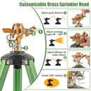 Impact Sprinkler on Tripod Base Set of 2 with 360 Degree Rotation
