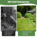 Impact Sprinkler on Tripod Base Set of 2 with 360 Degree Rotation by LJGDeals