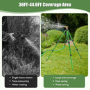 Impact Sprinkler on Tripod Base Set of 2 with 360 Degree Rotation by LJGDeals