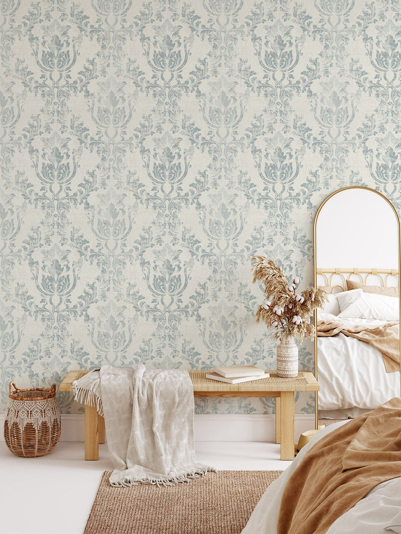 Vintage Damask Wallpaper