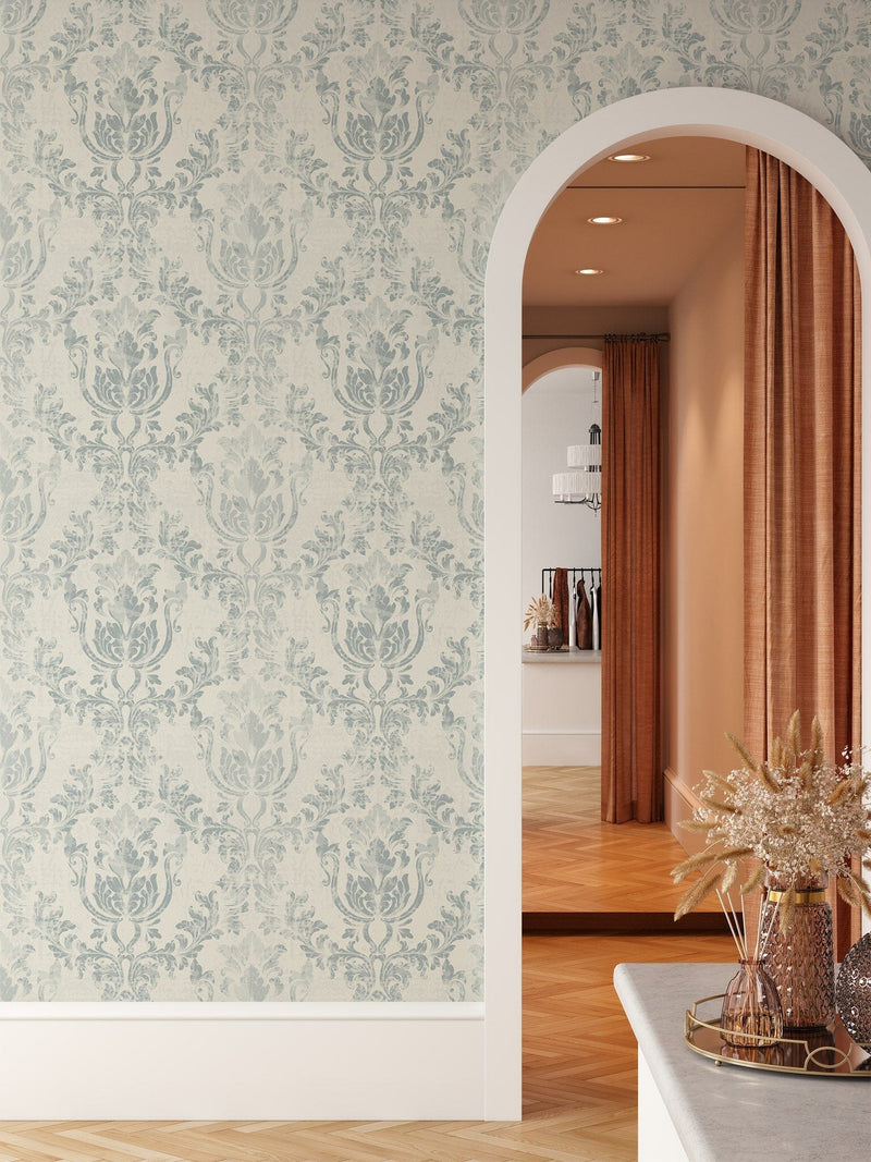 Vintage Damask Wallpaper