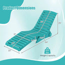 In-Pool Lounge Chair with Weighted Anti-Floating Design 450 LBS for Baja Shelf by LJGDeals