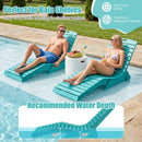 In-Pool Lounge Chair with Weighted Anti-Floating Design 450 LBS for Baja Shelf by LJGDeals