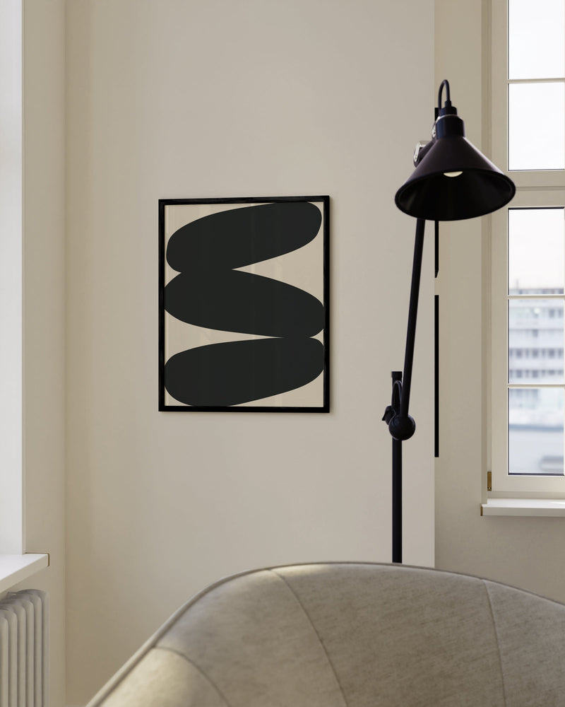 16x20, Black Oak Plexi Frame