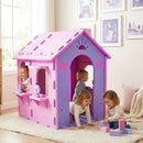 Indoor Cottage Playset with Roof and Chimney for Creative Play by LJGDeals