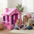 Indoor Cottage Playset with Roof and Chimney for Creative Play