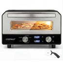Indoor Electric Pizza Oven Countertop Pizza Oven for 12 Inch Pizzas-Black by LJGDeals