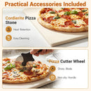Indoor Electric Pizza Oven Countertop Pizza Oven for 12 Inch Pizzas-Black by LJGDeals
