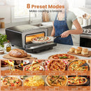 Electric Pizza Oven for 12" Pizzas with 8 Presets by LJGDeals