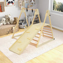 5-in-1 Indoor Jungle Gym Foldable Climber Playset with Fun Slide and Adjustable Swing by LJGDeals