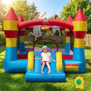 Inflatable Bounce House with Slide & Basketball Hoop by LJGDeals