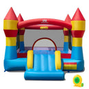 Inflatable Bounce House with Slide & Basketball Hoop by LJGDeals