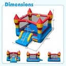 Inflatable Bounce House with Slide & Basketball Hoop by LJGDeals
